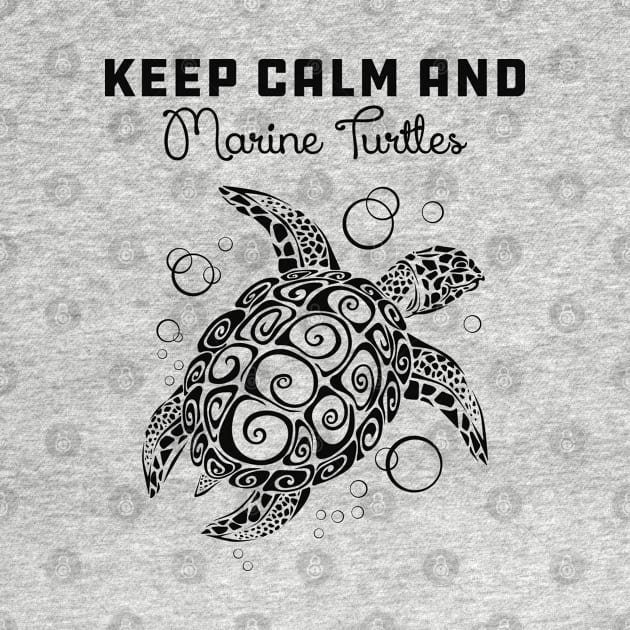Marine Turtle - Keep calm and save marine turtles by KC Happy Shop
